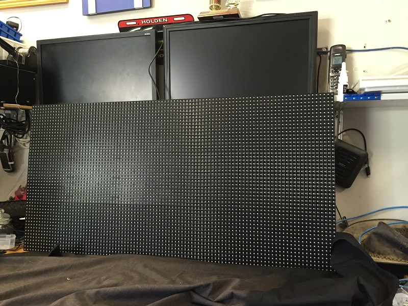 One of 2 screens for next year, currently waiting for the last parts to arrive next week to allow testing to continue